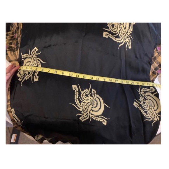 Dries Van Noten Long Sleeve Black Printed Dress - Picture 6 of 12